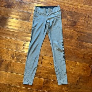 Under Armour gray leggings, medium tall, like new!